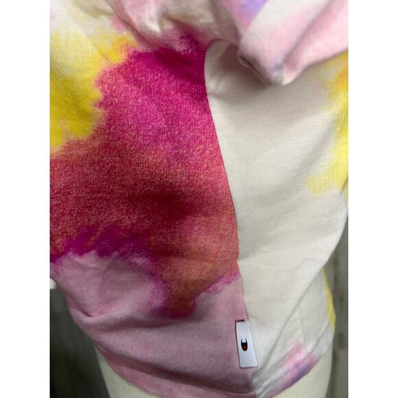Champion Women's Tie-Dye T-Shirt Multicolor Size Small Casual Crew Neck - Picture 7 of 9